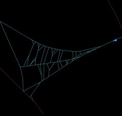 Triangle Weaver Web by Enamel Wham. Used under a CC BY-SA 4.0 license.