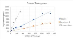 TBC1D30 evolution graph by 87poatoes. Used under a CC BY-SA 4.0 license.
