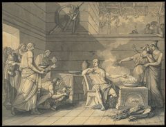 Manius Curius Dentatus Refusing the Samnite Ambassadors by Jean Guillaume Moitte. Used under a CC0 license.