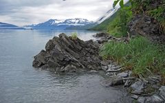 Coastal rocks near Valdez by D. Sikes. Used under a CC BY-SA 2.0 license.