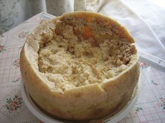 Casu Marzu cheese by Shardan. Used under a CC BY-SA 2.5 license.